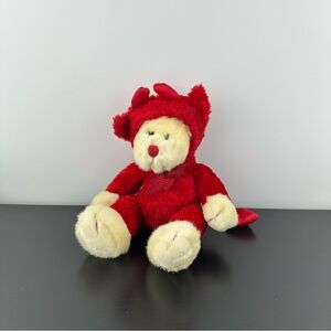 Russ Berrie Blaze Devil Valentines Removable Hood Costume 10” Stuffed Plush
